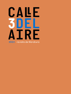 cover image of Calle del Aire. Revista de literatura. 3